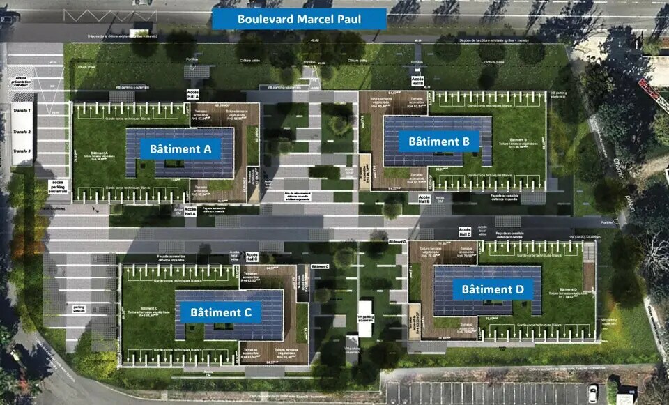 Bureau dans Saint-Herblain à vendre - Plan de site - Image 3 de 3