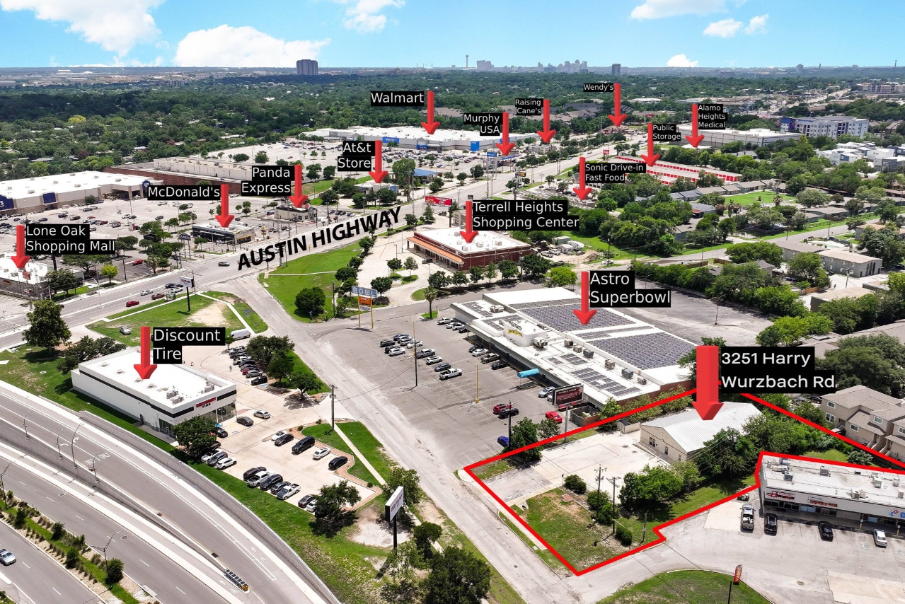 3251 Harry Wurzbach Rd, San Antonio, TX for lease Aerial- Image 1 of 34
