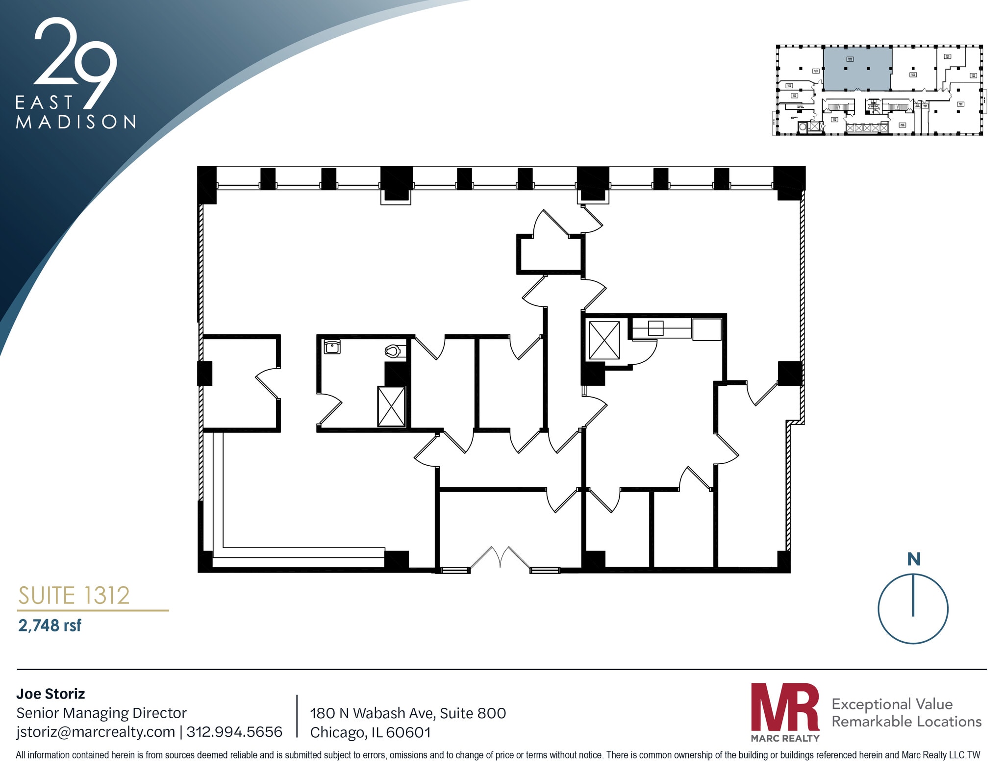 29 E Madison St, Chicago, IL for lease Floor Plan- Image 1 of 4