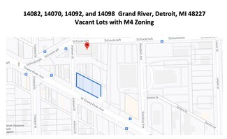 Plus de détails pour 14098 Grand River, Detroit, MI - Terrain à vendre