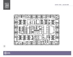 180 N LaSalle St, Chicago, IL for lease Floor Plan- Image 1 of 1