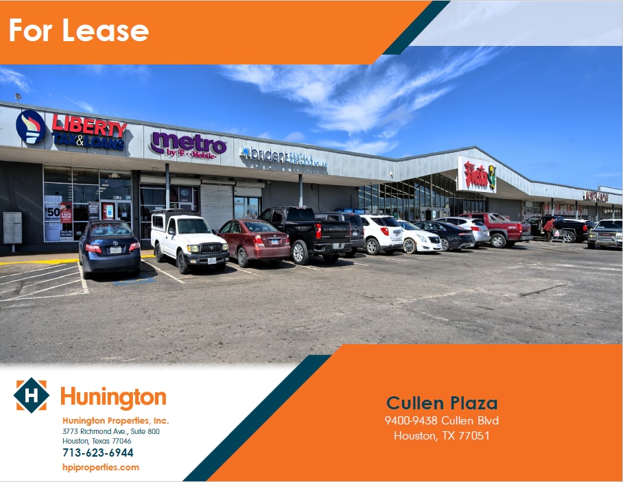 9400-9438 Cullen Blvd, Houston, TX for lease Primary Photo- Image 1 of 2