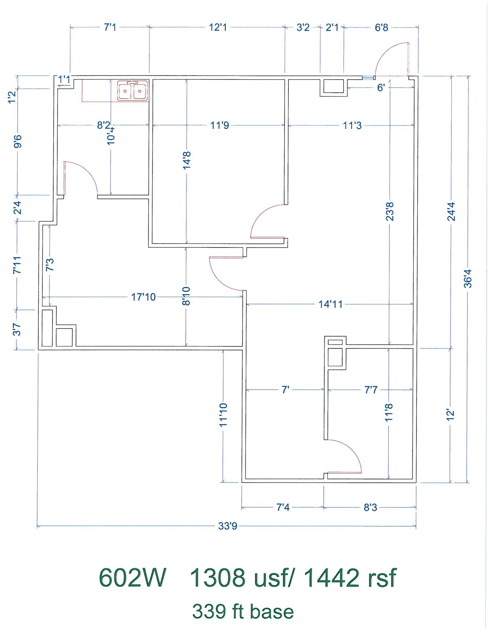 15565 Northland Dr, Southfield, MI à louer Plan d’étage- Image 1 de 1