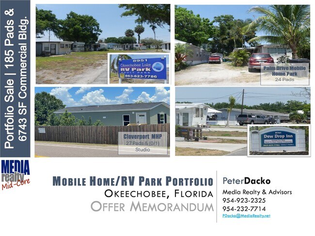 Plus de détails pour Okeechobee MHP/RV 175 Unit Portfolio – à vendre, Okeechobee, FL