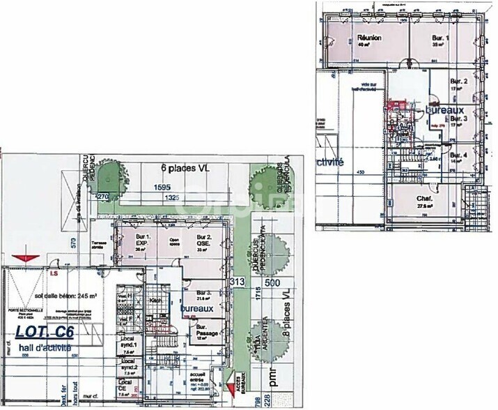Flex dans Saint-Priest à louer - Plan d’étage - Image 1 de 2