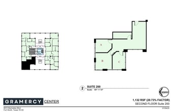 6815 Manhattan Blvd, Fort Worth, TX à louer Plan d’étage- Image 1 de 1