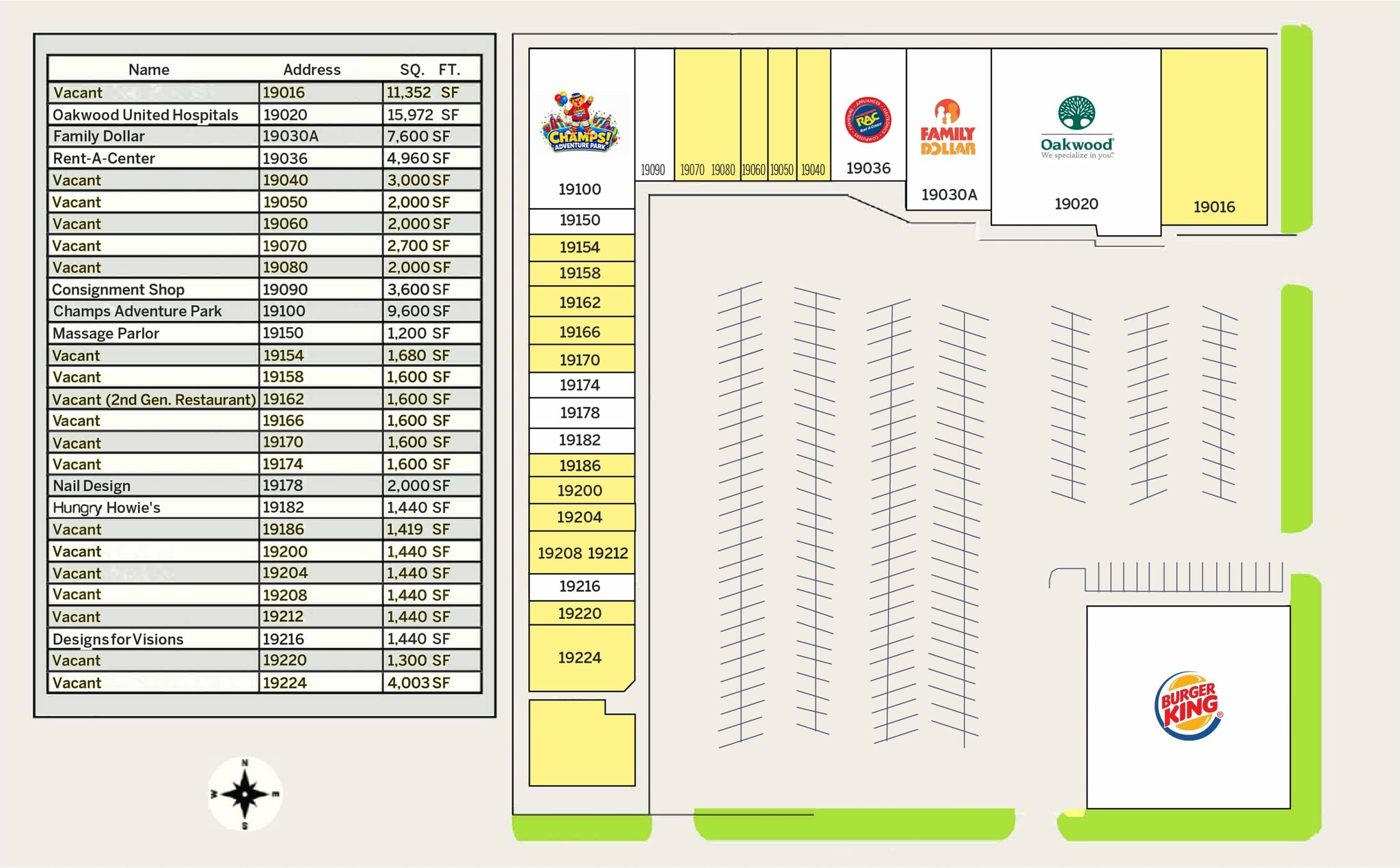 19010-19230 Fort St, Riverview, MI for lease Site Plan- Image 1 of 1