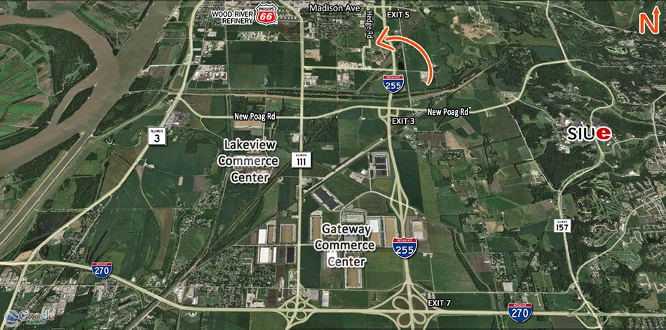 Hedge 35.8 Acre Development, Roxana, IL for sale - Building Photo - Image 2 of 2