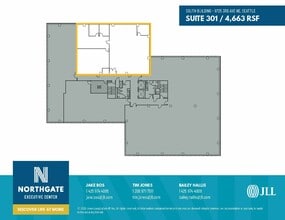 115 NE 100th St, Seattle, WA à louer Plan d’étage- Image 1 de 1