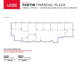 17852 E 17th St, Tustin, CA à louer Plan d’étage- Image 1 de 1