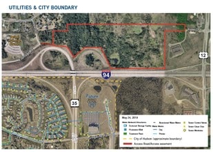 xxx I-94, Hudson, WI - Aerial  map view