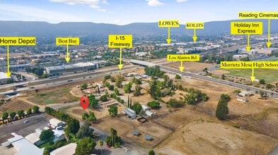 25110 Monroe Ave, Murrieta, CA - Aérien  Vue de la carte