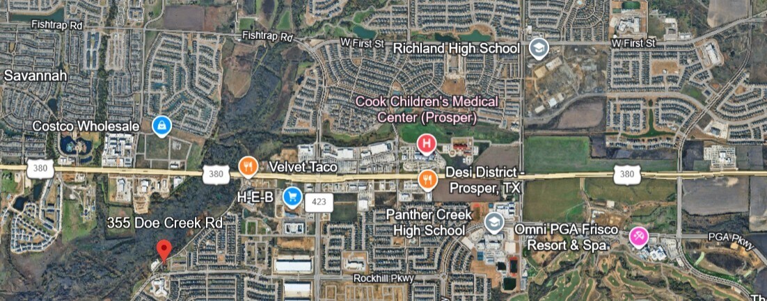 355 Doe Creek Rd, Little Elm, TX à vendre Photo principale- Image 1 de 8