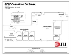 5707 Peachtree Pky, Peachtree Corners, GA for lease Floor Plan- Image 1 of 2