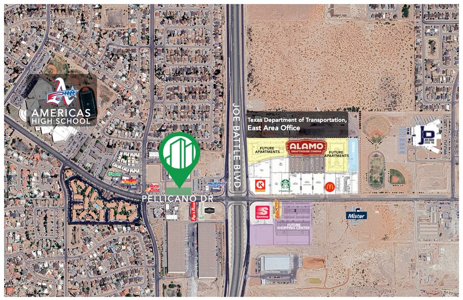 12285 Pellicano Dr, El Paso, TX à vendre - Photo du bâtiment - Image 3 de 4