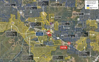Hwy 6, Arcola, TX - Aerial  map view