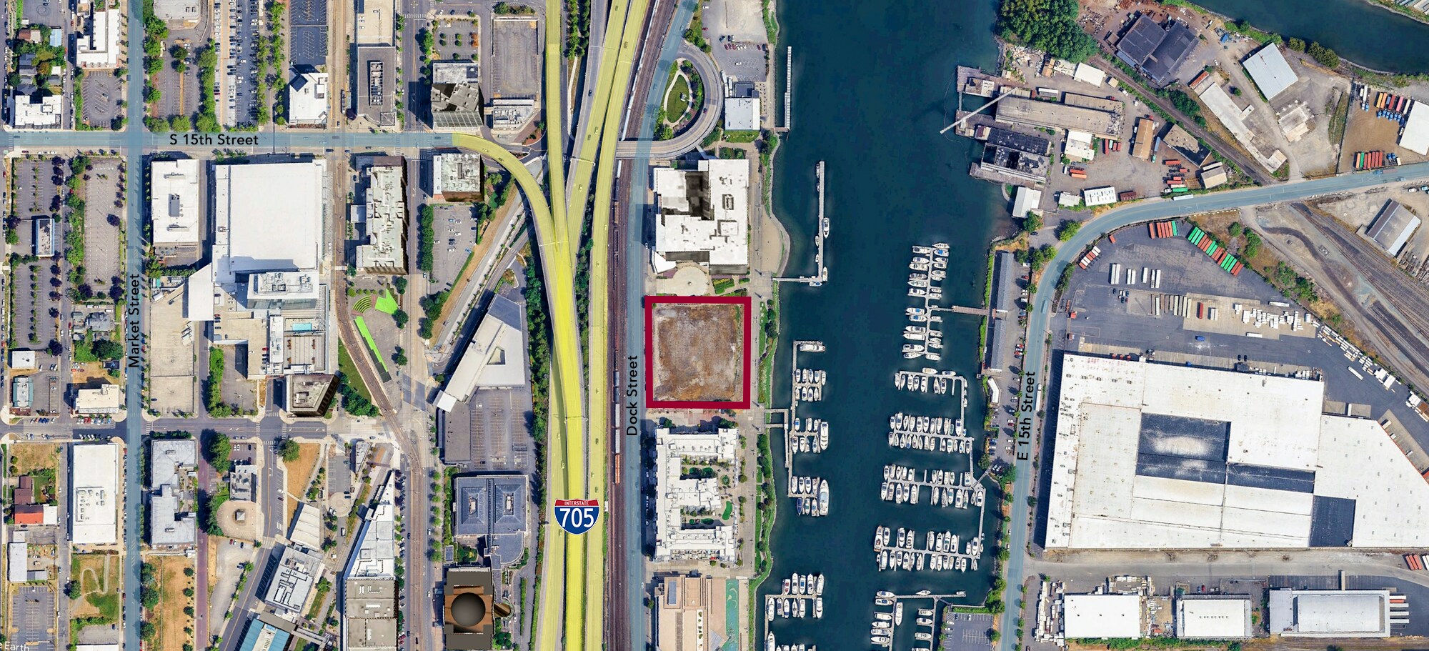 1543 Dock St., Tacoma, WA for sale Aerial- Image 1 of 6