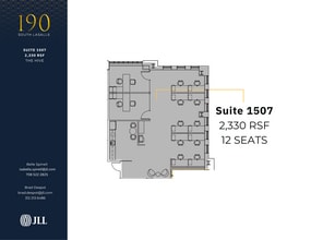 190 S La Salle St, Chicago, IL for lease Floor Plan- Image 2 of 2