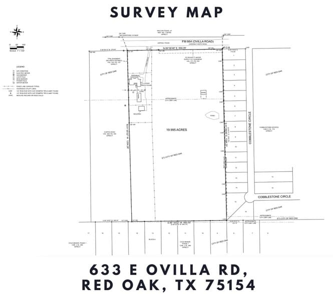 633 E Ovilla Rd, Red Oak, TX for sale - Plat Map - Image 3 of 3