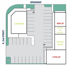 1305-1307 Broadway, El Cajon, CA for lease Site Plan- Image 1 of 1