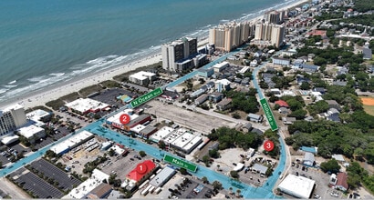 205 Main St, North Myrtle Beach, SC - Aérien Vue de la carte