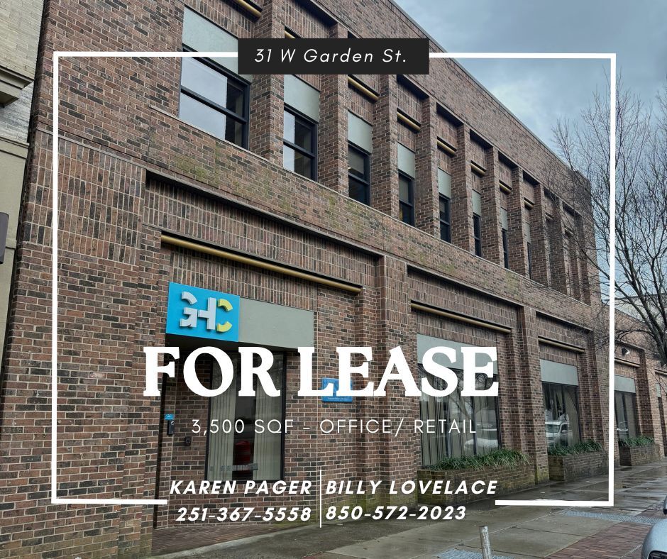 31 W Garden St, Pensacola, FL for lease Primary Photo- Image 1 of 4