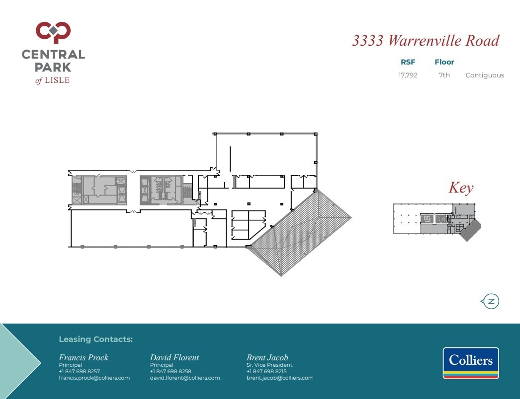 3333 Warrenville Rd, Lisle, IL for lease Floor Plan- Image 1 of 1