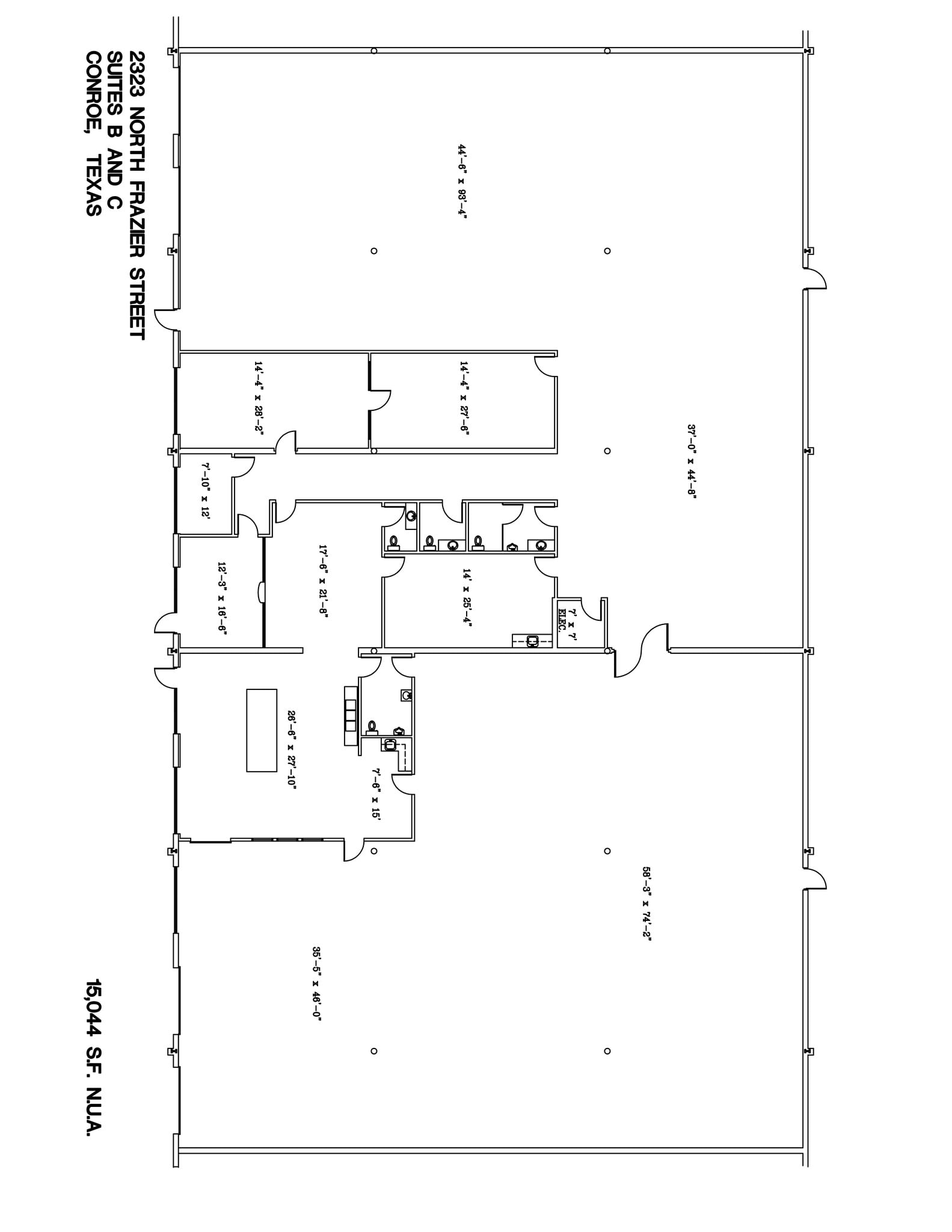 2323 N Frazier St, Conroe, TX for lease Site Plan- Image 1 of 1