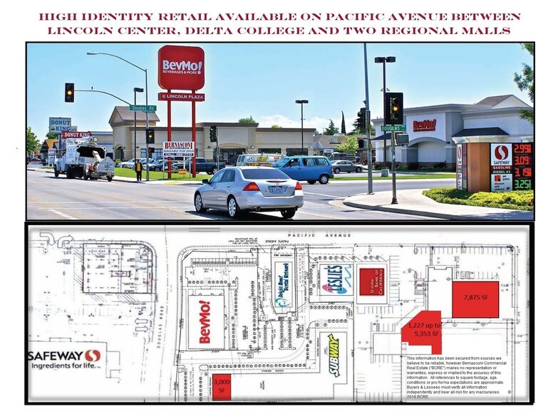 6231-6255 Pacific Ave, Stockton, CA à louer - Photo du bâtiment - Image 2 de 6