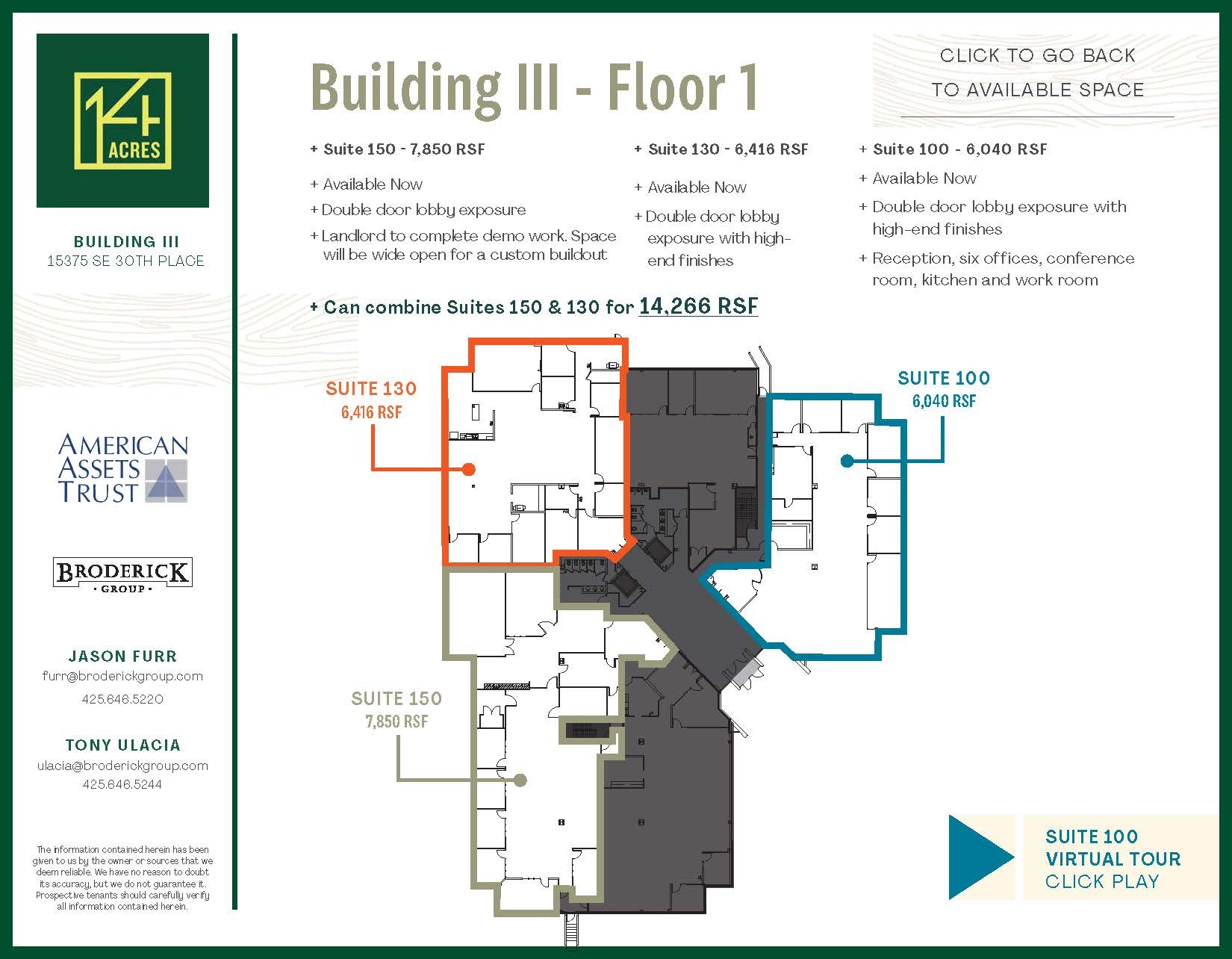 15325 SE 30th Pl, Bellevue, WA for lease Floor Plan- Image 1 of 1