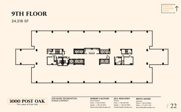 3000 Post Oak Blvd, Houston, TX for lease Floor Plan- Image 1 of 1