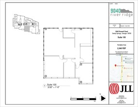 9040 Roswell Rd, Atlanta, GA à louer Plan d  tage- Image 1 de 1