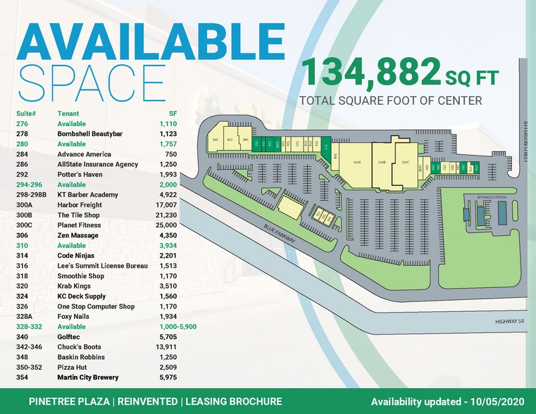 276-346 SW Blue Pky, Lee's Summit, MO for lease - Building Photo - Image 2 of 9