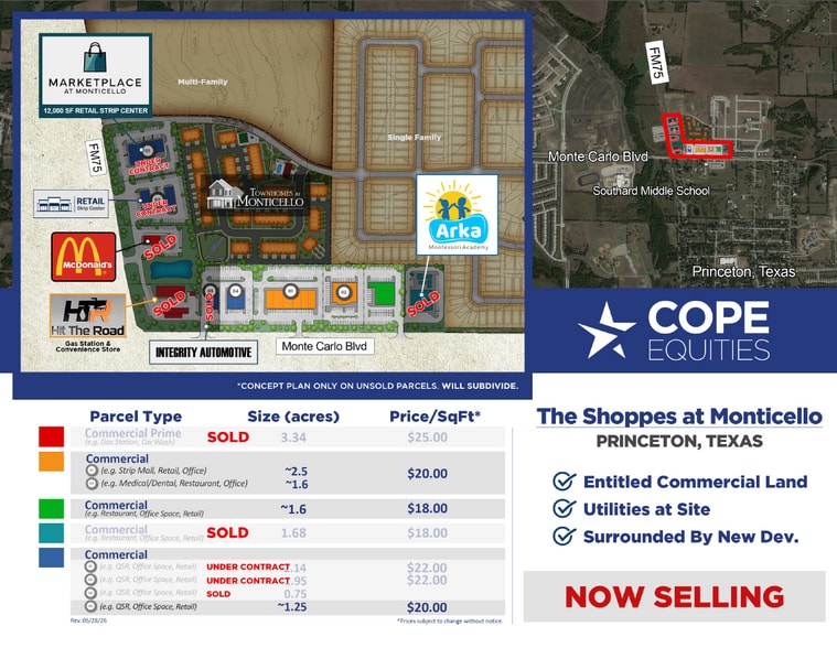 E.Monte Carlo & Longneck Rd, Princeton, TX for sale - Building Photo - Image 1 of 10