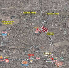 5809 Juan Tabo Blvd NE, Albuquerque, NM - AERIAL  map view