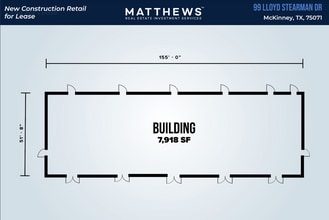 99 Lloyd Stearman Dr, McKinney, TX à louer Plan de site- Image 1 de 1