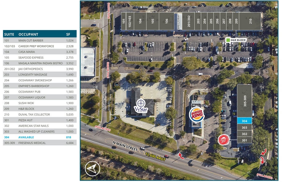 12961 N Main St, Jacksonville, FL à louer - Photo du bâtiment - Image 2 de 22