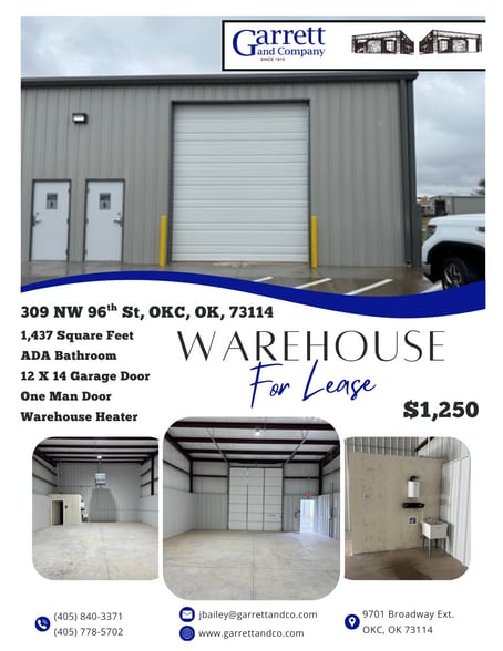 309 NW 96th St, Oklahoma City, OK for lease - Building Photo - Image 1 of 1