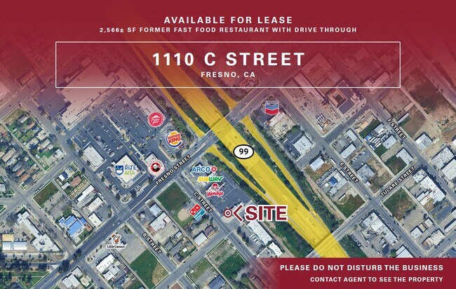 Plus de détails pour 1110 C St, Fresno, CA - Commerce de détail à louer