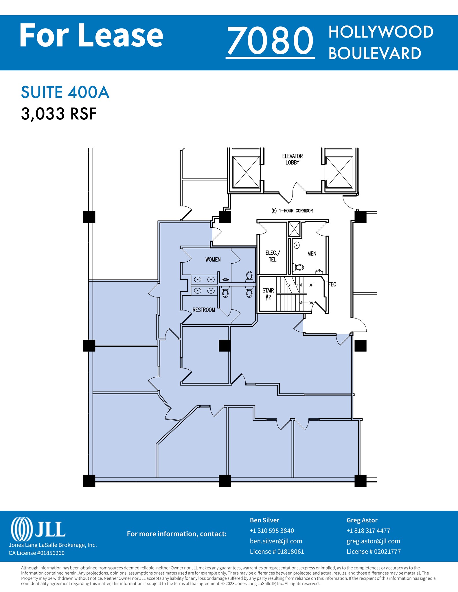 7080 Hollywood Blvd, Los Angeles, CA à louer Plan de site- Image 1 de 1