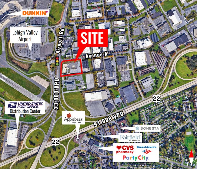 More details for 2940 Airport Rd A/K/A 2355 Ave, Bethlehem, PA - Land for Sale