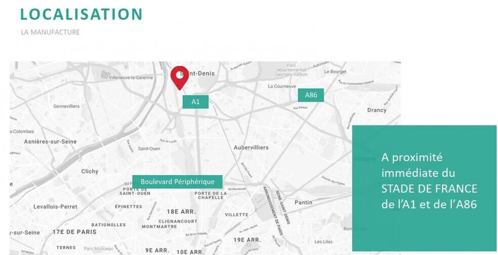 Bureau dans Saint-Denis à louer - Photo du bâtiment - Image 2 de 6