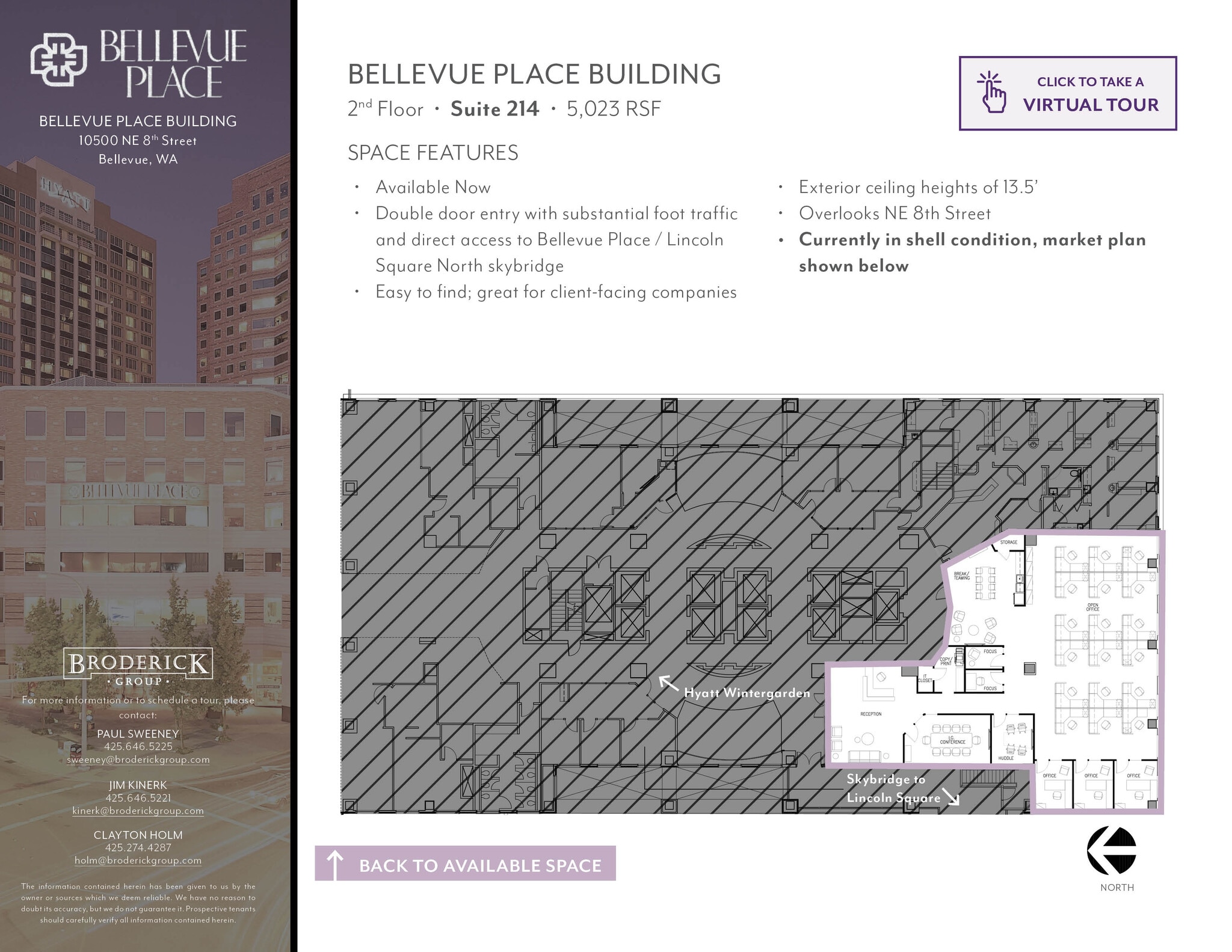 10500 NE 8th St, Bellevue, WA for lease Floor Plan- Image 1 of 1