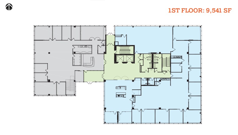100 S Brentwood Blvd, Clayton, MO for lease Floor Plan- Image 1 of 1