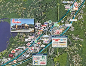 801 Bridgeport Ave, Shelton, CT - AERIAL  map view