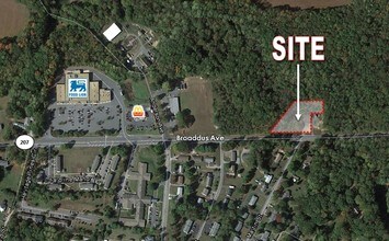 213 W Broaddus Ave, Bowling Green, VA - AERIAL map view