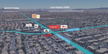 8230 W Charleston Blvd, Las Vegas, NV - AERIAL  map view