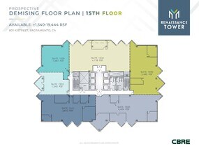 801 K St, Sacramento, CA for lease Floor Plan- Image 2 of 2