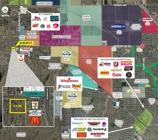 Plus de détails pour SSWC S Ellsworth Rd & E Empire Blvd, San Tan Valley, AZ - Terrain à vendre