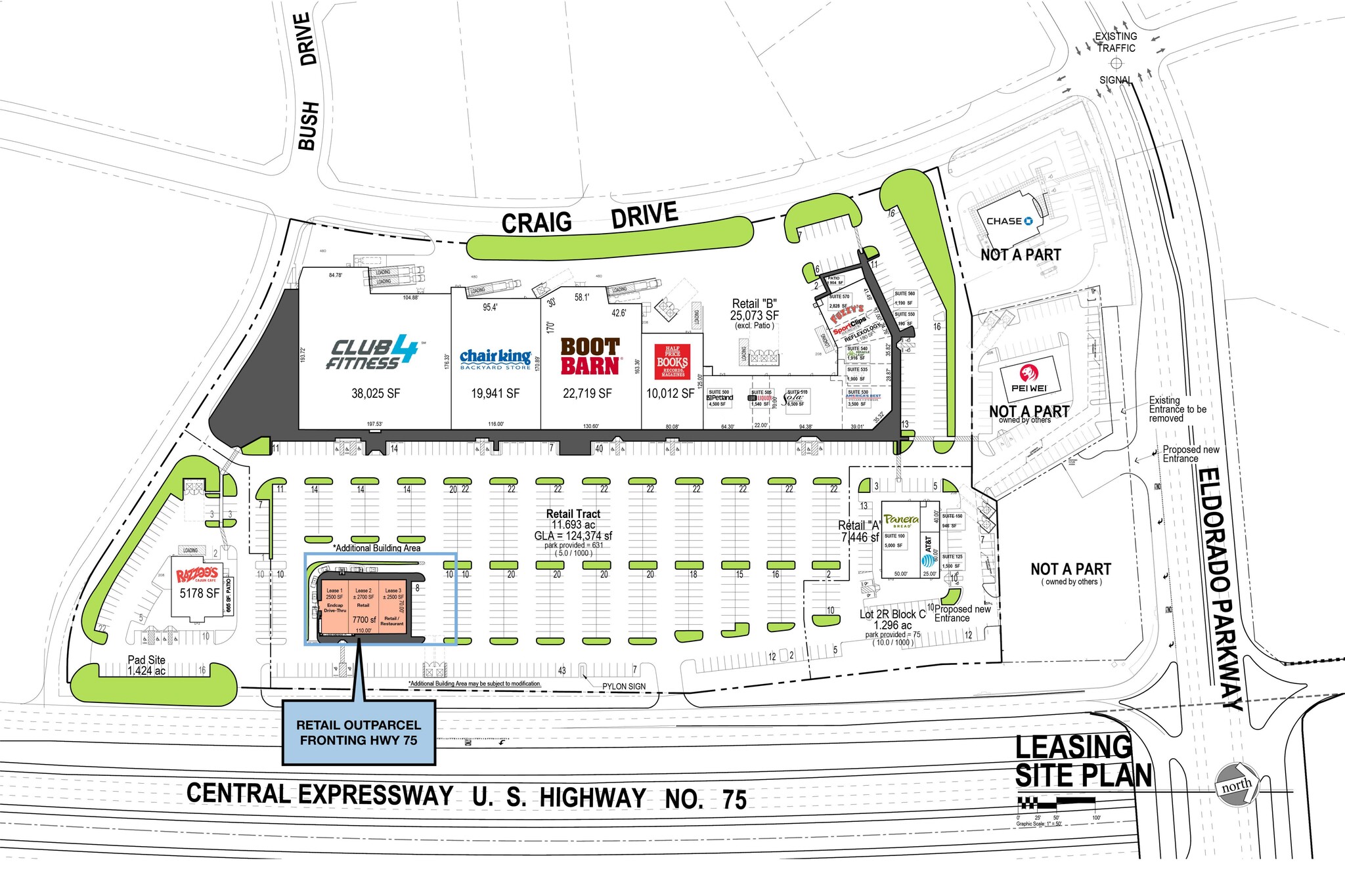 3190 S Central Expy, McKinney, TX for lease Site Plan- Image 1 of 3